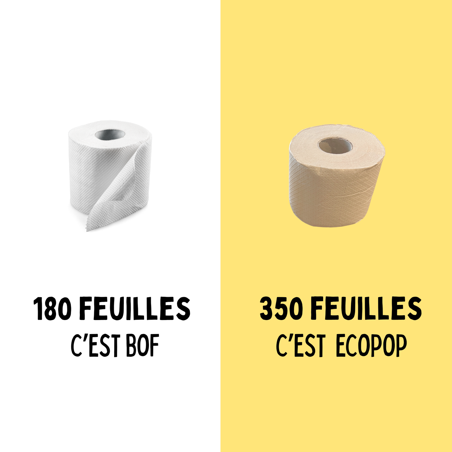 Papier toilette - 24 rouleaux ultra compacts